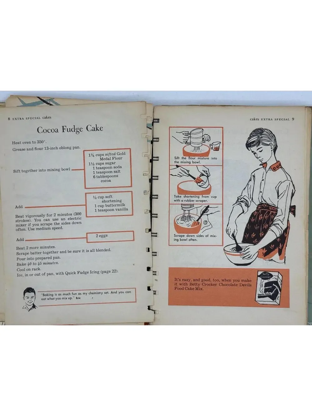 Betty Crocker Cook Book for Boys and Girls, 1957 First Edition Hardcover